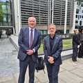 Jim Clark with Jim Dickson MP