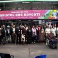 Unvieling of the Bristol boycott Bus 