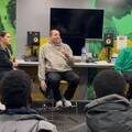 DJ Semtex providing a Q&A Session with young people at Legacy Youth Zone, Croydon
