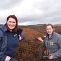 Sally Cuckney (Bumblebee Conservation Trust’s Pollinating the Peak Manager) and Rebecca Wood (Assistant Warden, Eastern Moors Partnership)