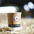 Coffee On The Go with Branded Premium Paper Cups