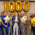 The team at Freelancer Financials celebrates the achieving 1000 Google reviews