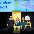 l–r: Sara Bassett, Deputy CEO & Finance Director; Catherine May, Board Chair; and Nicky Brown, Safety & Operations Director at the 2025 ESPO Awards Ce