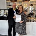 Reverend Ellis with Julie Mills