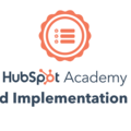 HubSpot Advanced Implementation Certification badge