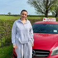 Danika Hill on her first driving lesson