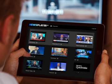 NewsPlayer+ is available on all devices, including tablets.