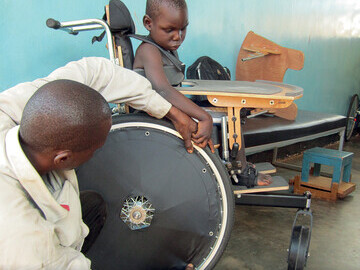 Without an appropriate wheelchair children can