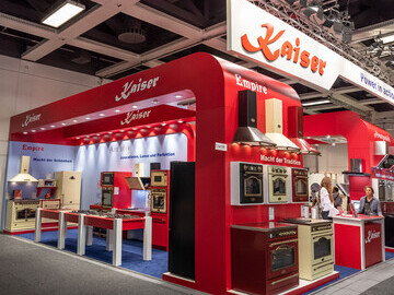 Kaiser at the IFA 2019 Exposition where they won the German Design Award for their well designed and engineered range of premium kitchen appliances