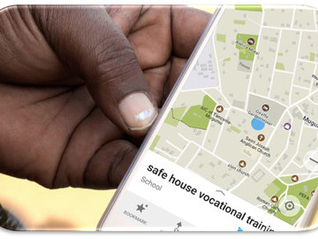 How we have added maps helping girls to get to FGM Safe House in Tanzania