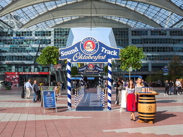 Shortly before the opening: The Paulaner "SoundTrack" is the new tourist attraction at Munich Airport on the occasion of Oktoberfest