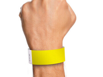 Lanyards Tomorrow ™ yellow wristband