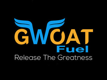 gwoat fuel logo black background