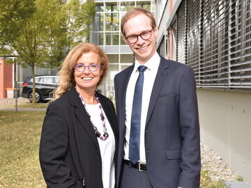 Dagmar Graw (CEO, gd inside) und Johannes Hauptmann (CEO, anevis solutions)