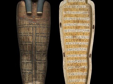 The painted sarcophagus of  Princess Sopdet-em-haawt, copywrite www.davidaaron.com