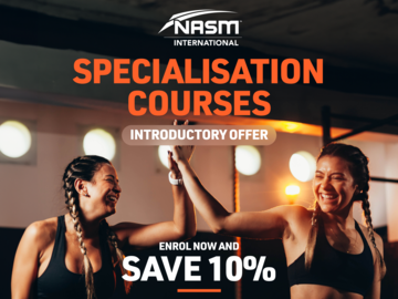 Introductory offer for NASM Specialisation Course