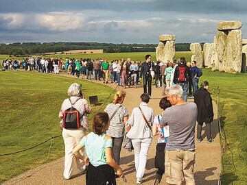 Stonehenge visitors - Sharps Redmore