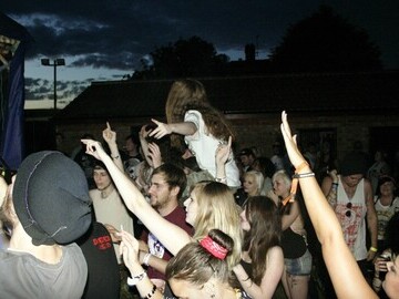 the crowd at Sunk Fest last year