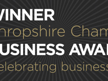 Image of the Shropshire Chamber of Commerce Business Awards 2019.