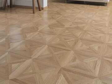 French oak marquetry floor panels