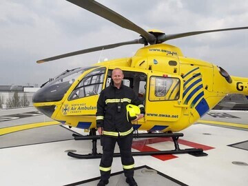 Andrew Ledwith at the Helipad
