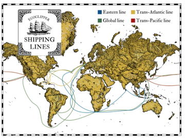 EcoClipper emission-free shipping routes
