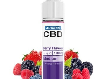 ACCESS CBD E-Liquid CBD Vape Oil 1200mg Berry Flavour