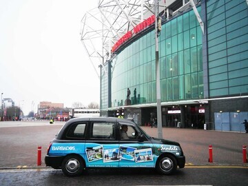 Sandals Barbados taxi outside Old Trafford