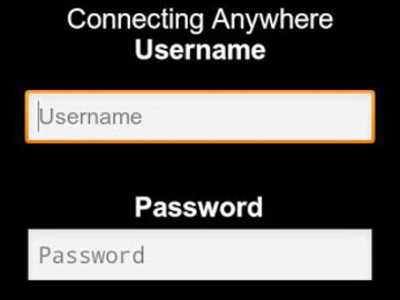 SMS Anywhere Welcome Screen
