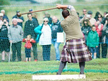 Stirling Highland Games heavyweights competitor