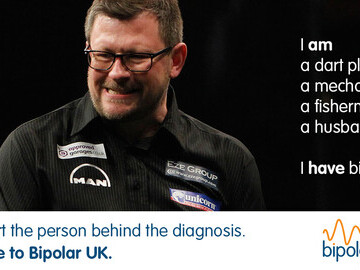 Bipolar I Am/I Have campaign feat. pro darts player James Wade