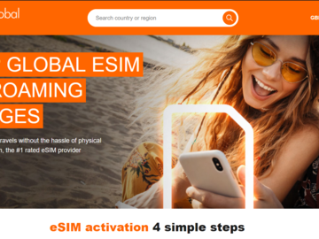 Screenshot of easySim.global website in png format