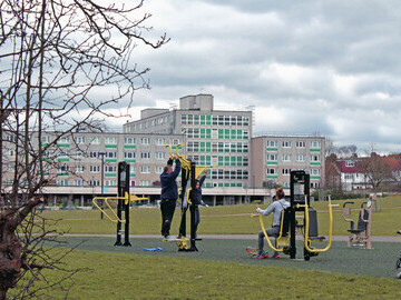 Active Community facilitioes at Lordship Recreation Ground, Tottenham London N17