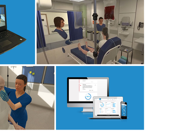 Healthcare trainees use virtual simulation to train during Covid-19