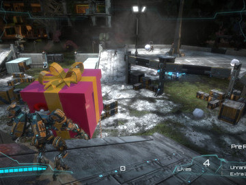 These robots bear killer gifts in Beyond Flesh and Blood by Pixelbomb Games