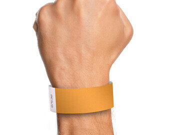 Lanyards Tomorrow ™ orange wristband