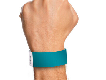 Lanyards Tomorrow  ™ turquoise wristband