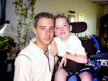 Dreamscope Executive Director Matt Annecharico and cousin Tyler who passed away from Muscular Dystrophy in 2001