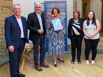 WCF were the first team to complete the Cumbria Community Foundation Virtual Coast to Coast Challenge