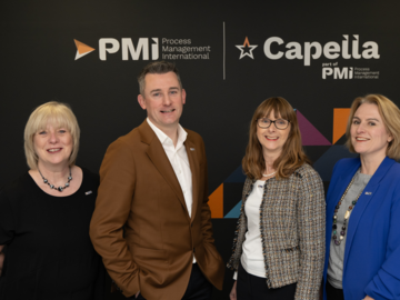 PMI CEO Rich Seddon and Capella Founder Kate Smith celebrate today’s announcement with PMI Managing Partners Susannah Clarke and Rebecca Seddon.