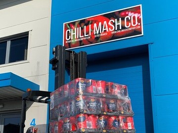 The entrance to chilli mash co site in the UK