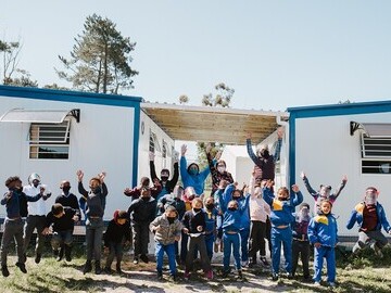 Classrooms funded by SOS Africa for partnering school St Michael