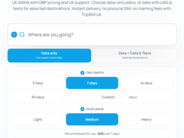 TripSIM launches UK-based travel eSIM platform covering 190+ destinations, letting travelers buy and install data plans before departure
