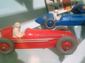 Early Dinky Toys racing car - Brighton Toy and Model Museum