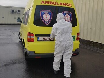 NAAB Ambulance Coronavirus In Belgium