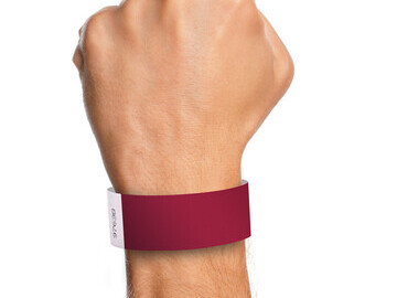 Lanyards Tomorrow  ™ wine purple wristband