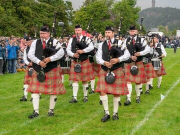 Stirling Highland Games visiting pipe band to Stirling 2023 