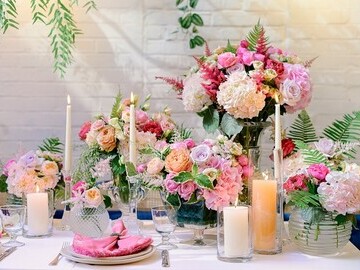wedding flowers set