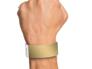 Lanyards Tomorrow ™ gold wristband