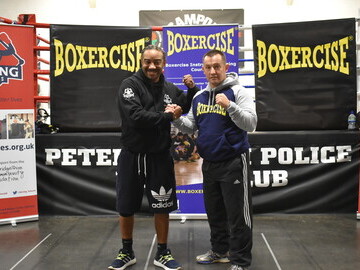 Anthony York CEO of Boxing Futures with Andy Wake Owner of Boxercise Corporation 